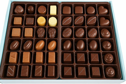 Sugar Free Praline Collection ~ 48 Pc. Chocolate Truffle Gift Box ~ by Andy Anand