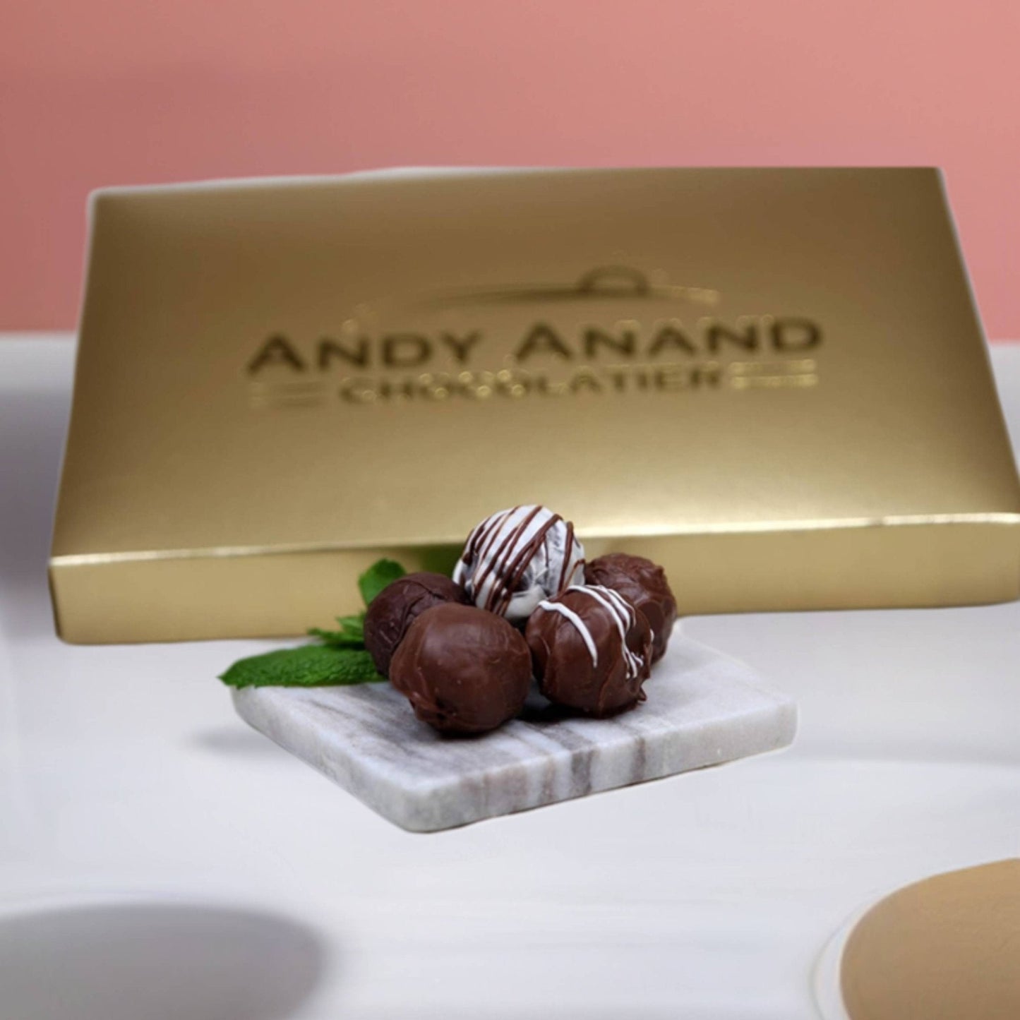 Luxe Liquor Collection ~ 16 Pc. Chocolate Truffle Gift Box ~ by Andy Anand