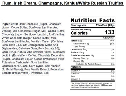 Luxe Liquor Collection ~ 24 Pc. Chocolate Truffle Gift Box ~ by Andy Anand