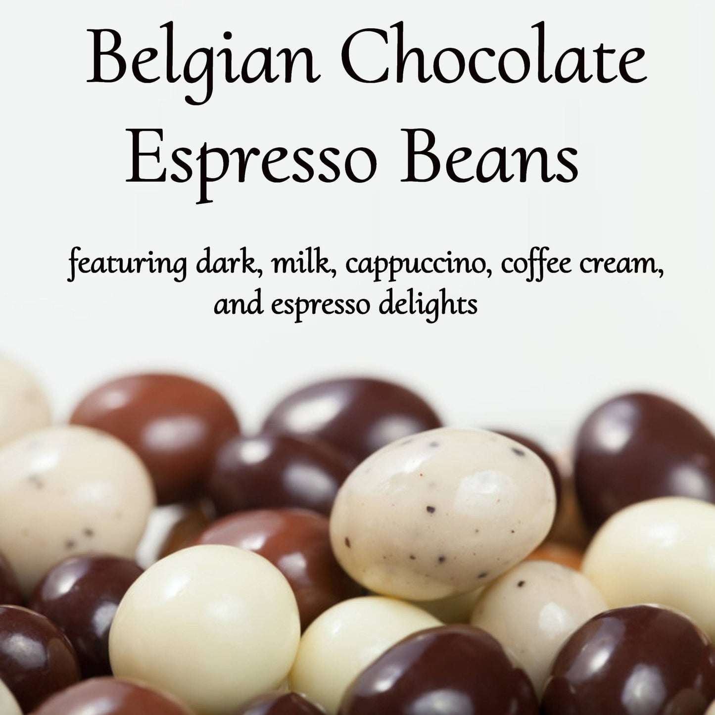 Chocolate Covered Espresso Beans ~ 1 lb. Gift Box of 5 Assorted Flavors ~ by Andy Anand