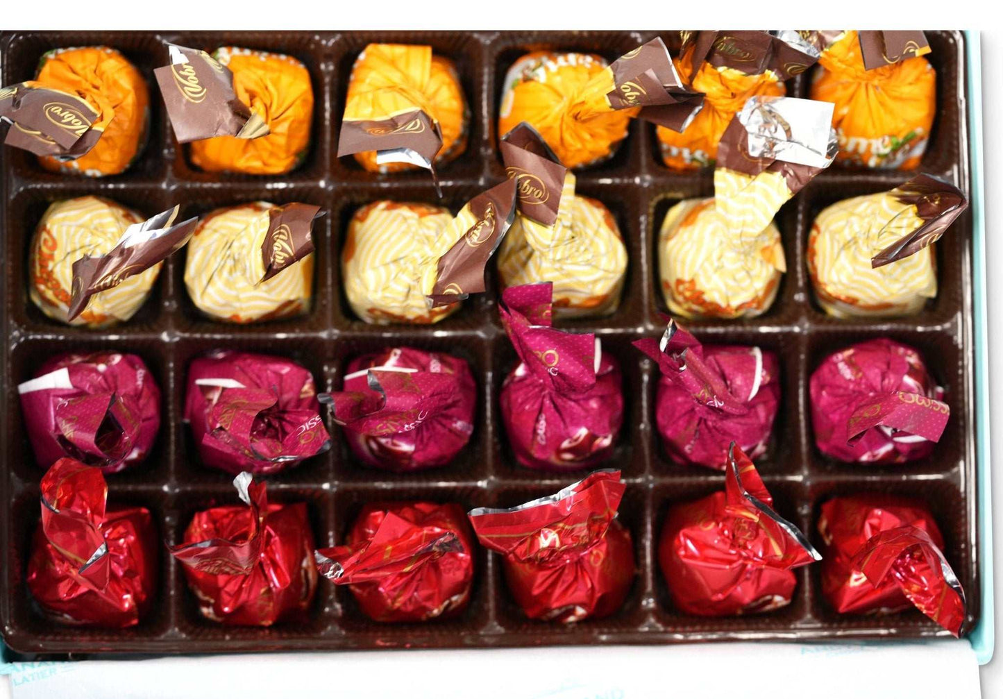 Andy Anand Chocolate Covered Cherries – Vegan Dark Chocolate Cordials Made with 60% Dark Chocolate (Cocoa Butter), 24 pcs