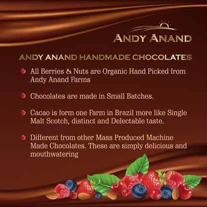 Dark Chocolate Covered Espresso Beans ~ 1 lb. Gift Box ~ by Andy Anand