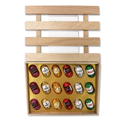 Andy Anand Liquor Filled Chocolate Bottles – Vegan Dark Chocolate ,Beer Flavor, 18 Pcs, Made with 60% Chocolate (Cocoa Butter)