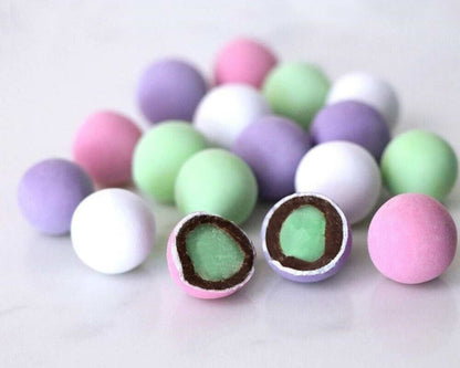 Holland Mints ~ 2 lbs. Dark Belgian Chocolate Dragée Gift Box ~ by Andy Anand