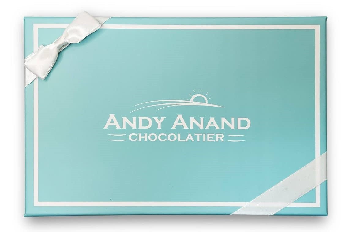 Holland Mints ~ 2 lbs. Dark Belgian Chocolate Dragée Gift Box ~ by Andy Anand