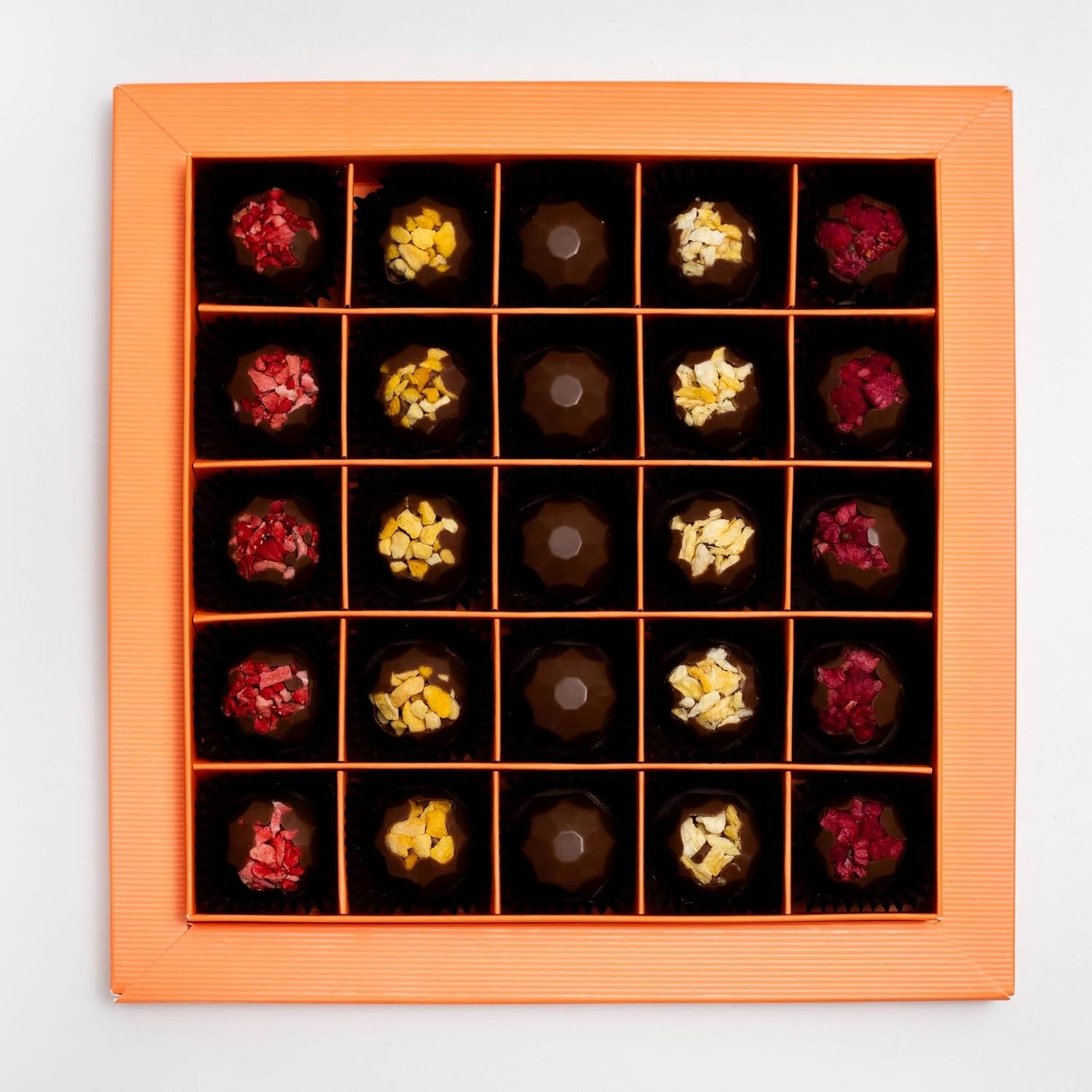 Popular Flavors Collection ~ 25 Pc. Chocolate Truffle Gift Box ~ by Andy Anand