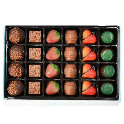 Luxe Praline Collection ~ 24 Pc. Chocolate Truffle Gift Box ~ by Andy Anand