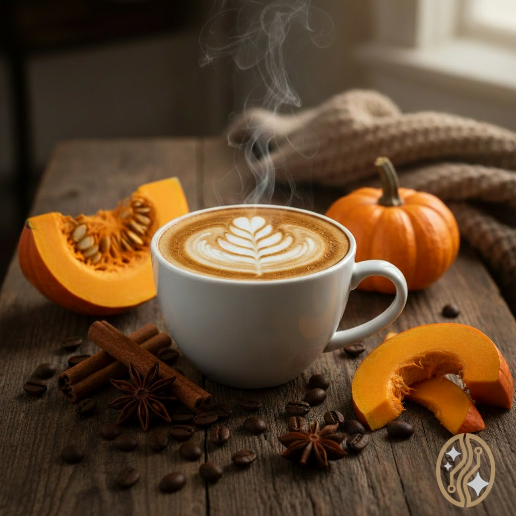 First Pumpkin Spice Coffee Showcase with Watermark