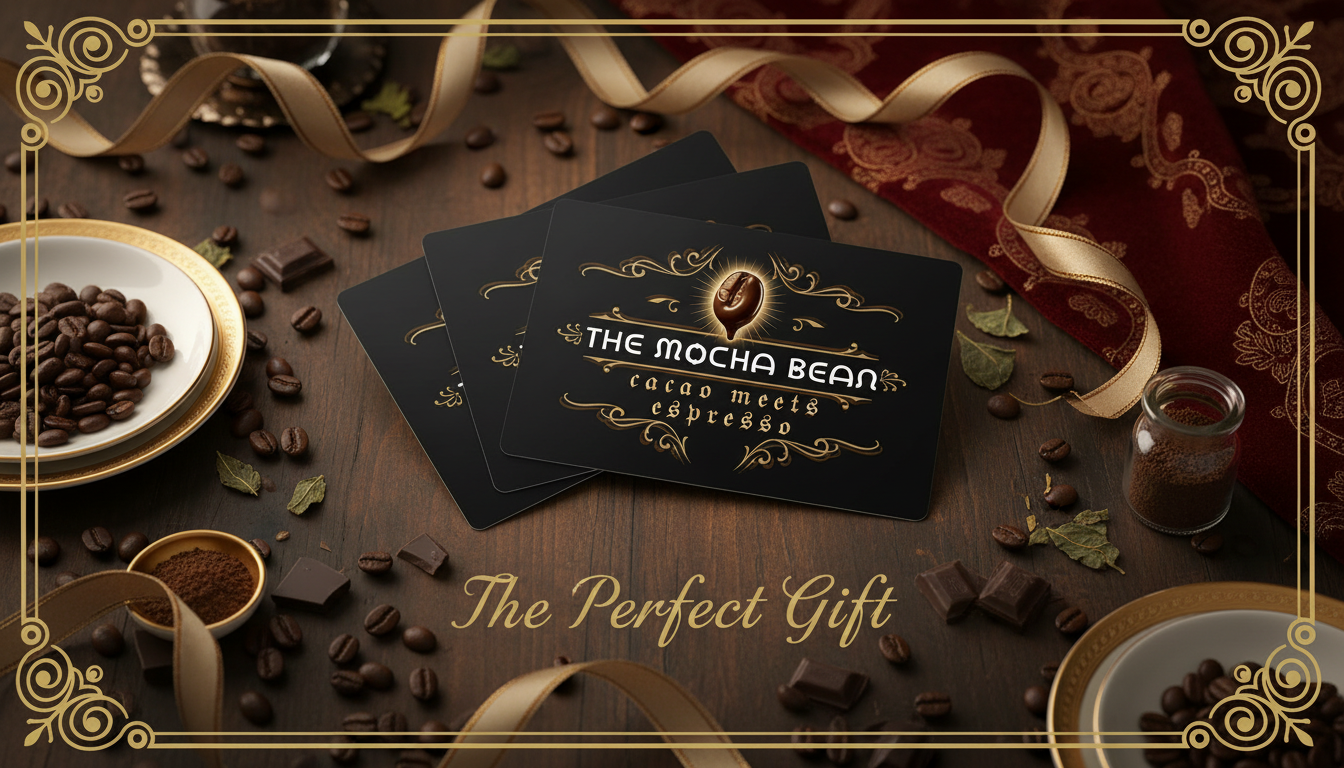 Gift Cards Showcase Image with Black Cards