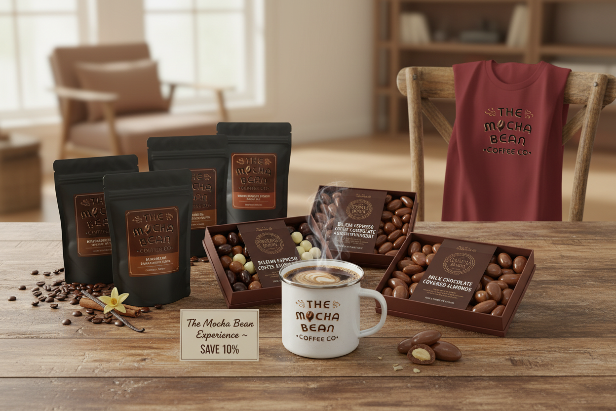 The Mocha Bean Experience Bundle - Diagonal